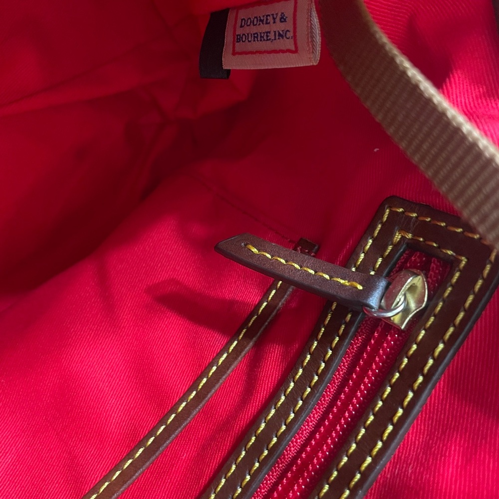 Dooney & Bourke Blue and Brown Satchel - Picture 9 of 14